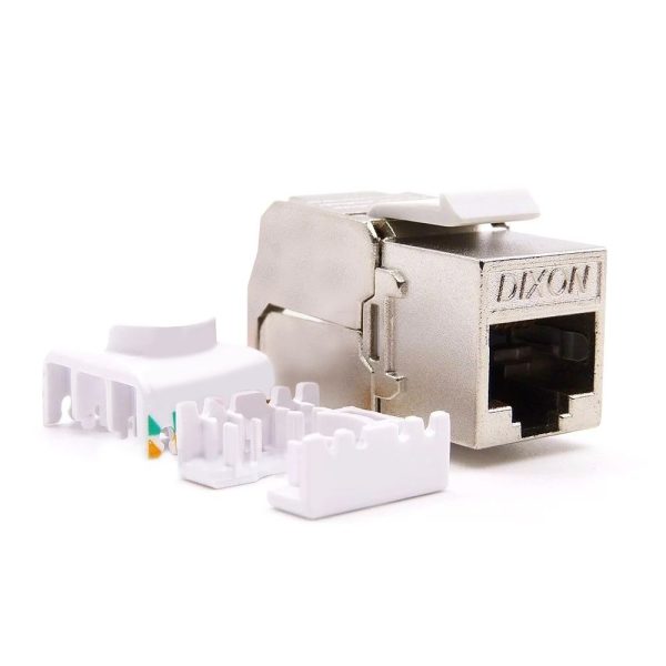 Jack STP RJ45 Dixon Cat6A Apantallado