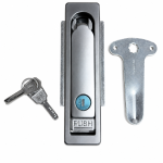 Chapa Push Cromada Palanca Lateral Con Llave